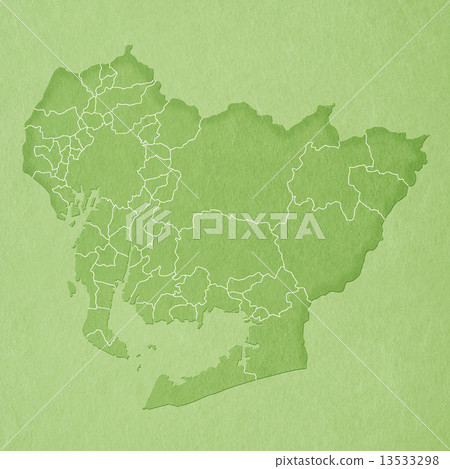 Aichi Prefecture Map 13533298