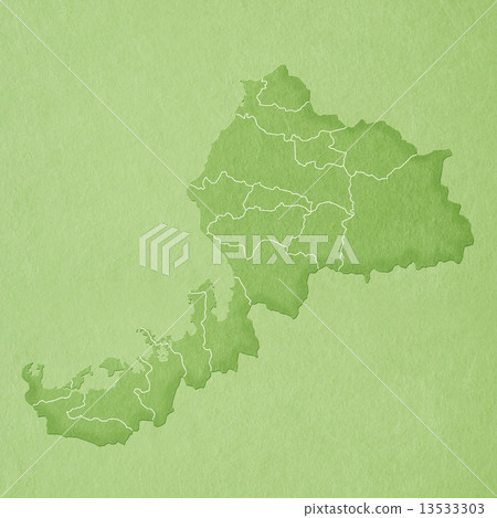 Fukui Prefecture Map - Stock Illustration [13533303] - PIXTA