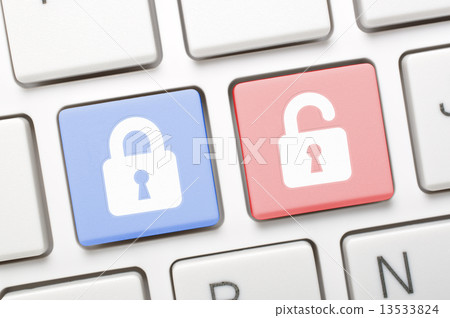 Lock symbol on keyboard Lock symbol on keyboard 13533824