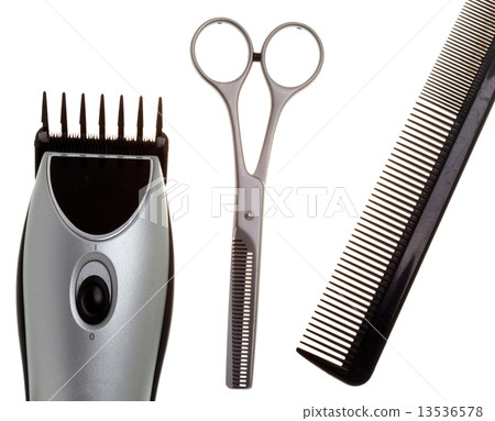 Scissors and the machine for a hairstyle 13536578