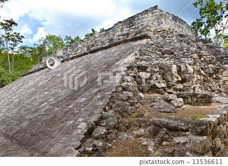 A Mayan Ball field, Yucatan, Mexico 13536611
