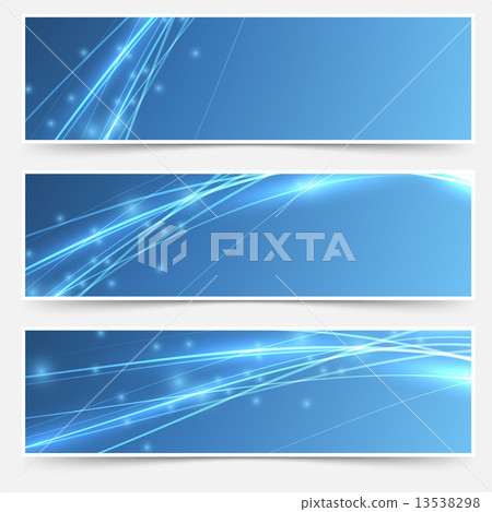 Speed swoosh electric wave lines header set 13538298