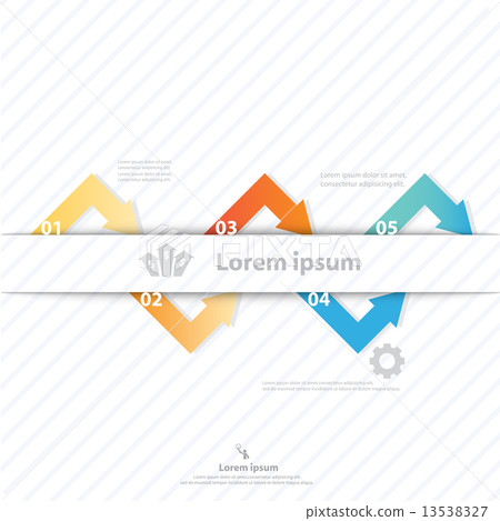 Colorful vector design for workflow layout Colorful vector design for workflow layout 13538327