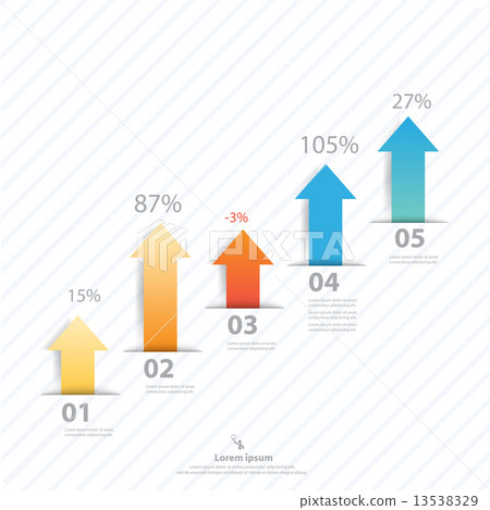 Colorful vector design for workflow layout 13538329