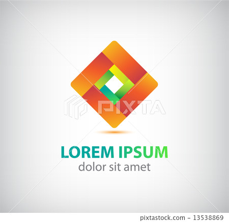 vector abstract geometric icon, logo isolated vector abstract geometric icon, logo isolated 13538869