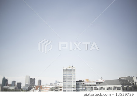 Madrid Spain city skyline on sunny sky summer day Madrid Spain city skyline on sunny sky summer day 13539759