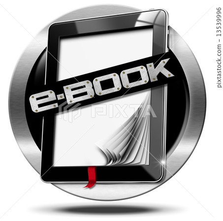 E-Book Symbol with Tablet Computer 13539996