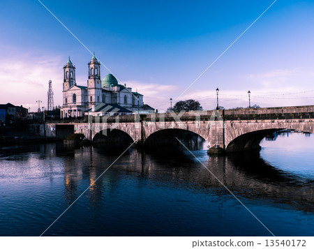 Athlone bridge and river at day Athlone bridge and river at day 13540172