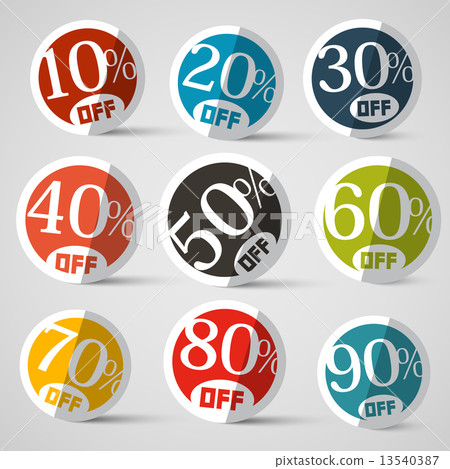 Discount Vector Circle Labels Discount Vector Circle Labels 13540387