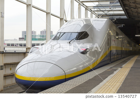 Stock Photo: bullet train, joetsu shinkansen, shinkansen