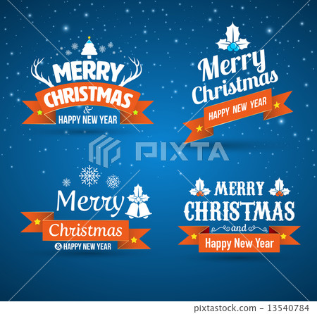 Happy new year greeting card lettering. Vector illustration. Happy new year greeting card lettering. Vector illustration. 13540784