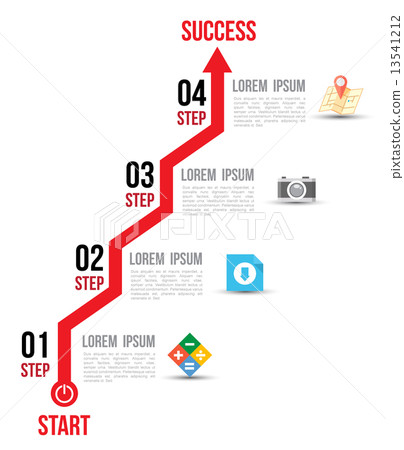 Abstract business info graphics template with icons. Vector illustration. can be used for workflow l Abstract business info graphics template with icons. Vector illustration. can be used for workflow l 13541212