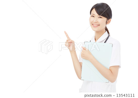 Pointing nurse 13543111