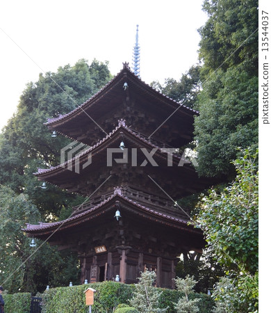 Chinzanso Garden triple tower Chinzanso Garden triple tower 13544037
