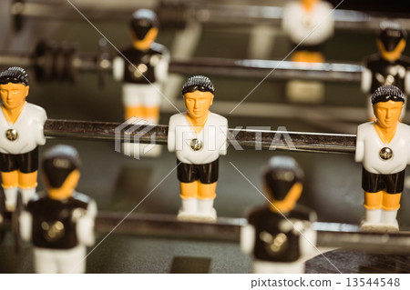 Close up of table football Close up of table football 13544548