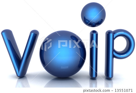 Word VoIP with 3D globe 13551071