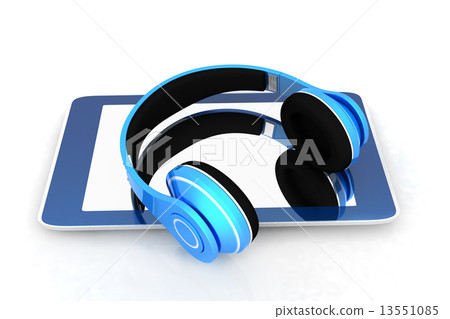 phone and headphones phone and headphones 13551085