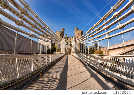 Famous Conwy Castle in Wales, United Kingdom, series of Walesh castles 13552033