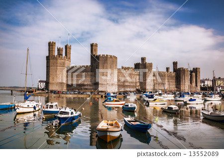 Caernarfon Castle in Wales, United Kingdom, series of Walesh castles 13552089