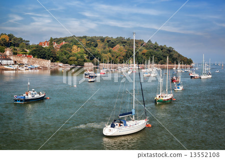 Coast of Wales with Conwy bay in United Kingdom 13552108