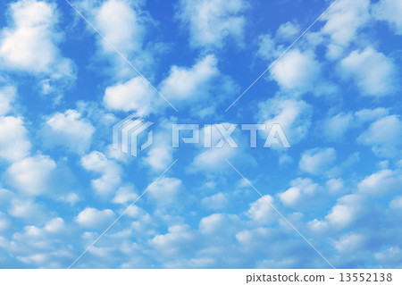 Blue sky with white clouds Blue sky with white clouds 13552138