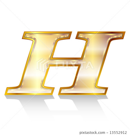 h Alphabet Emblem 13552912