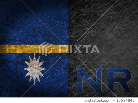 Old rusty metal sign with a flag and country abbreviation Old rusty metal sign with a flag and country abbreviation 13554845