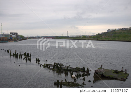 釧路河的風景 13557167
