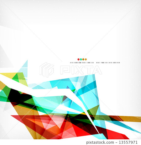 Angular geometric color shapes Angular geometric color shapes 13557971