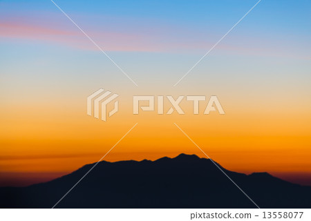 Wonderful sunrise view from mountain top Wonderful sunrise view from mountain top 13558077