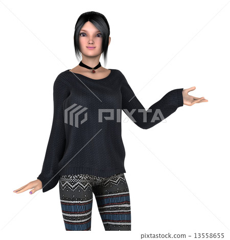 年輕的女士 13558655