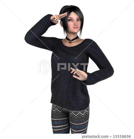 年輕的女士 13558656