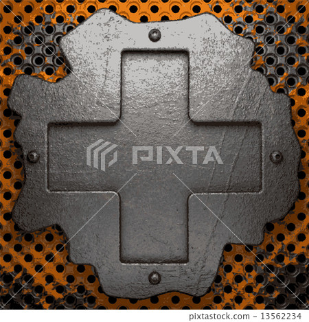 Old metal background 13562234
