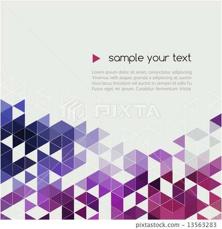 Abstract technology background  with triangle 13563283