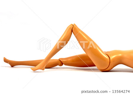 body shapes of mannequin on a white background 13564274