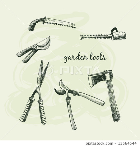 Garden tools. 13564544