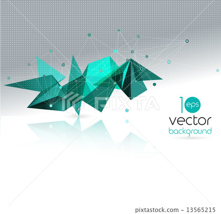 Vector abstract geometric background with triangle Vector abstract geometric background with triangle 13565215