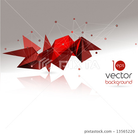 Vector abstract geometric background with triangle Vector abstract geometric background with triangle 13565220
