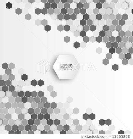 Geometric background, abstract hexagonal pattern vector Geometric background, abstract hexagonal pattern vector 13565268