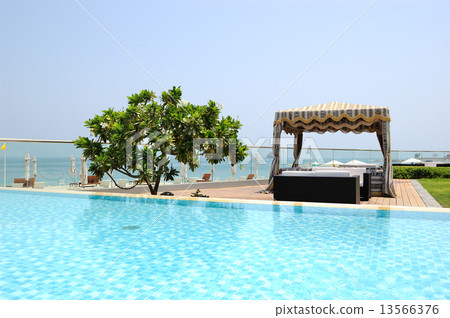 Hotel recreation area, Fujeirah, UAE Hotel recreation area, Fujeirah, UAE 13566376