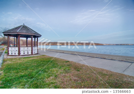 Greenwich Bay Harbor Seaport in east greenwich  Rhode Island 13566663