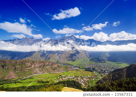 Kazbegi - small town 13567331