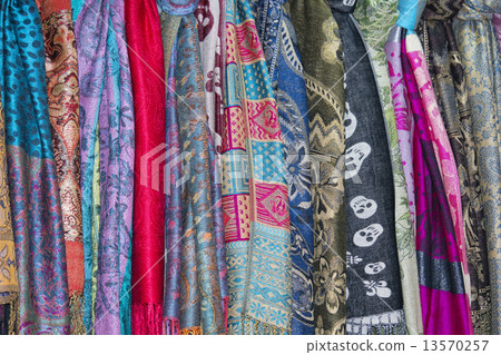 silk pashmina on display sand for sale 13570257