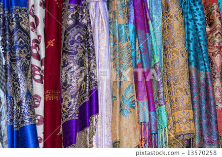 silk pashmina on display sand for sale 13570258