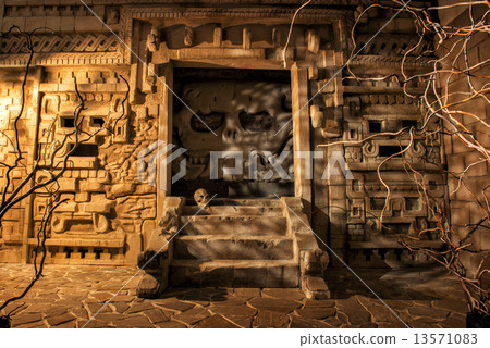Ancient temple in mystical light Ancient temple in mystical light 13571083