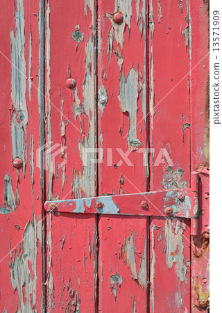 old cracked paint texture - closeup 13571909