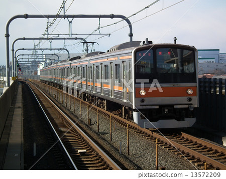 Musashino line 205 series Koshigaya Lake Town station 13572209