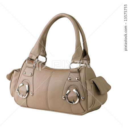 brown leather handbag 13575755