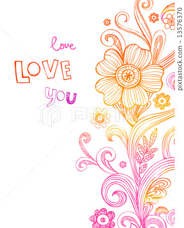 Greeting card for wedding or valentine's day  13576370