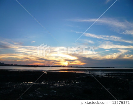 澎湖的夕陽 澎湖的夕陽 13576371